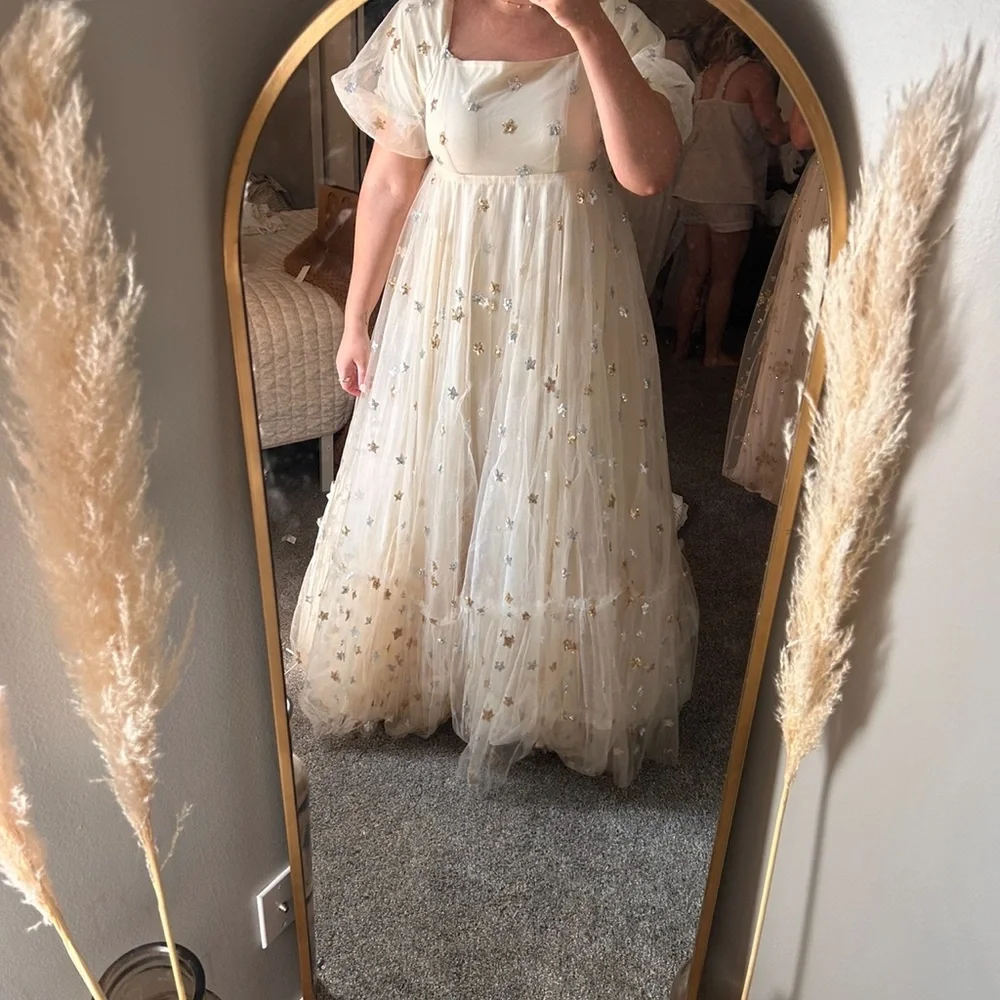 Jessa Kate gown size large. Worn once for 3 hours - Picture 4 of 4